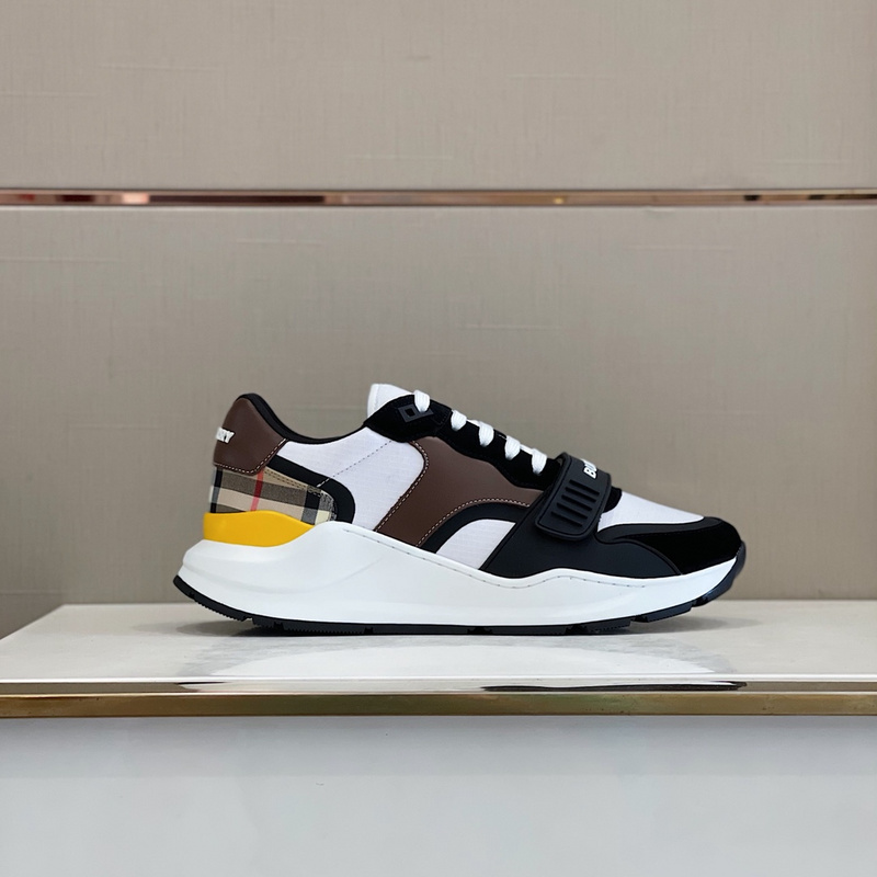 Burberry Vintage Check, Leather and Mesh Sneakers
