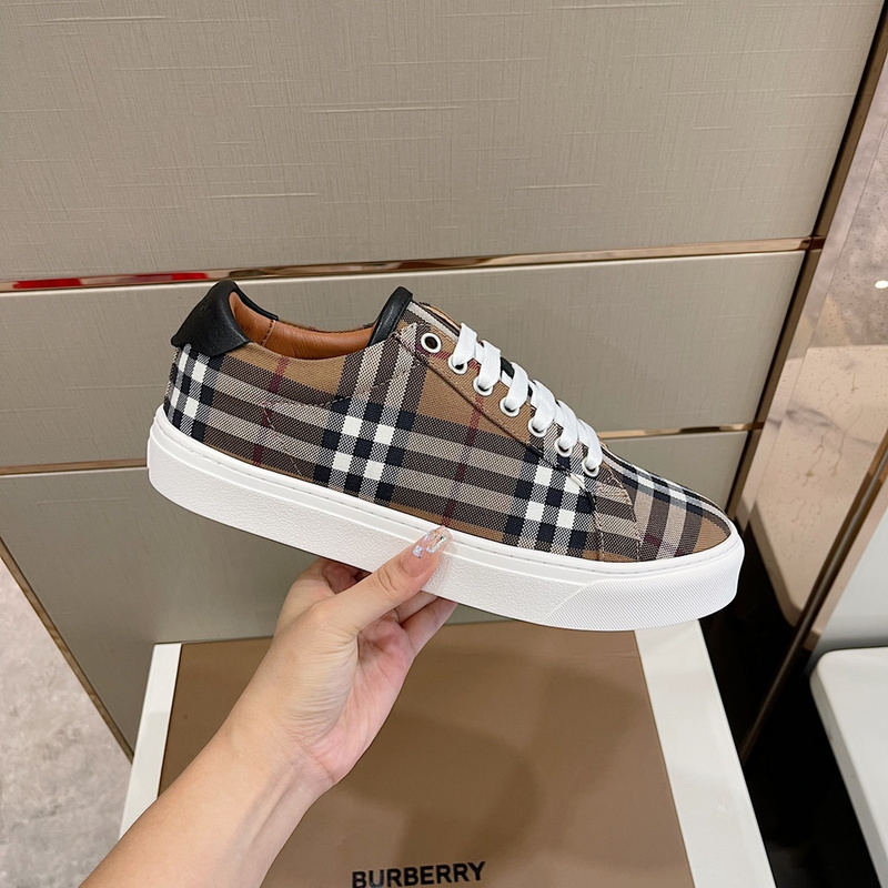 Burberry Vintage Check Cotton Sneakers
