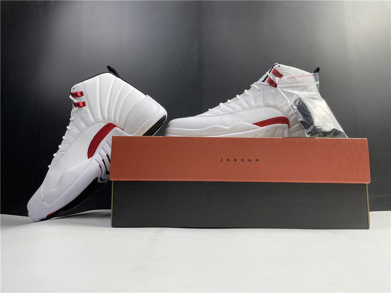 Air Jordan 12 Twist White Red CT8013-106