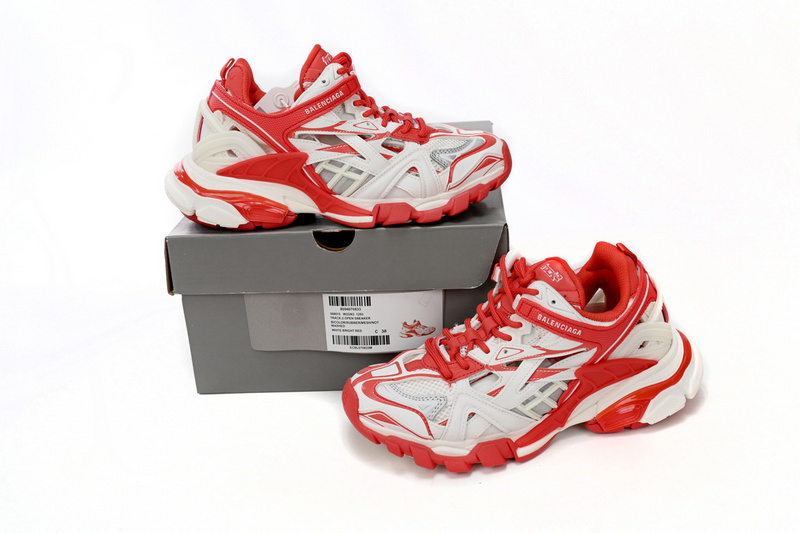 Balenciaga Track 2 Sneaker Military Black White Red  568615 W2GN3 1293