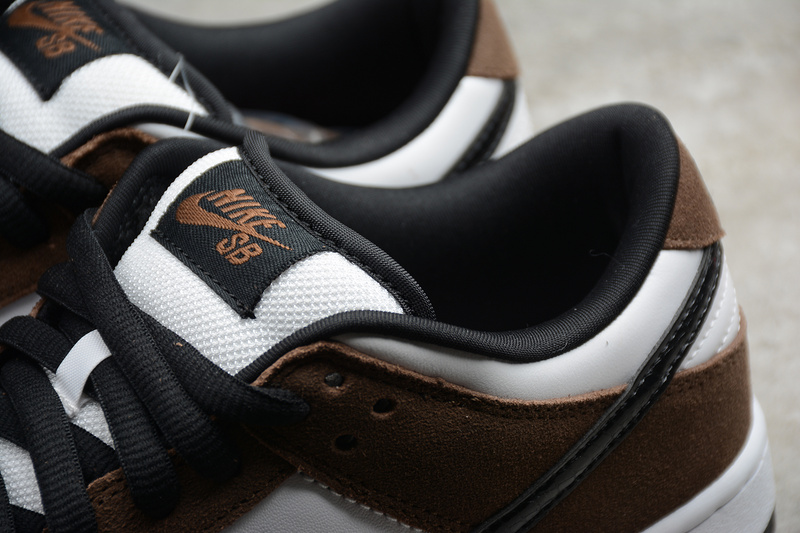 Nike SB Dunk Low White Black Trail End Brown - 304292-102