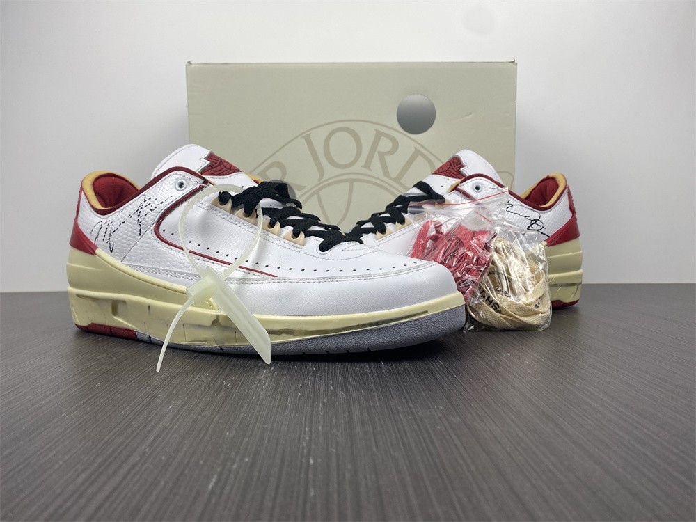 Off White x Air Jordan 2 Retro Low SP  DJ4375-106