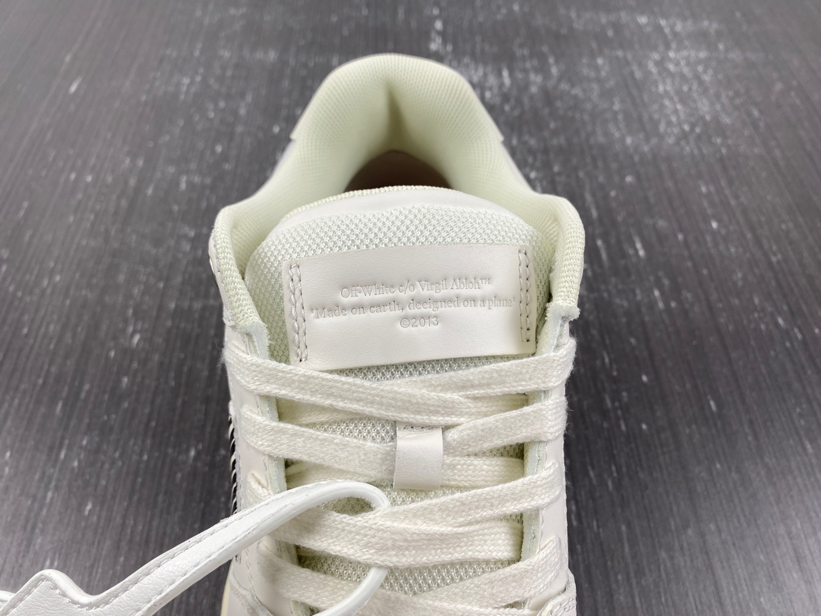 OFF-WHITE Out Of Office leather sneakers