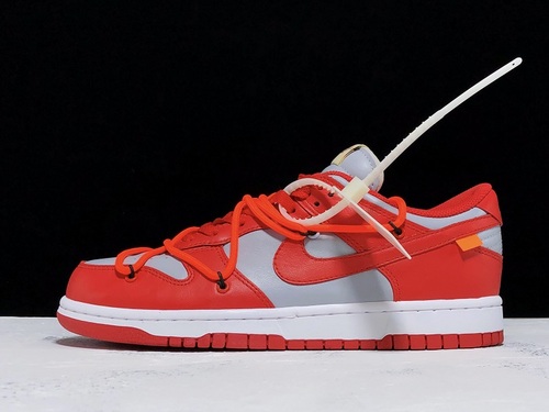 Off White x Dunk Low 'University Red'  CT0856-600
