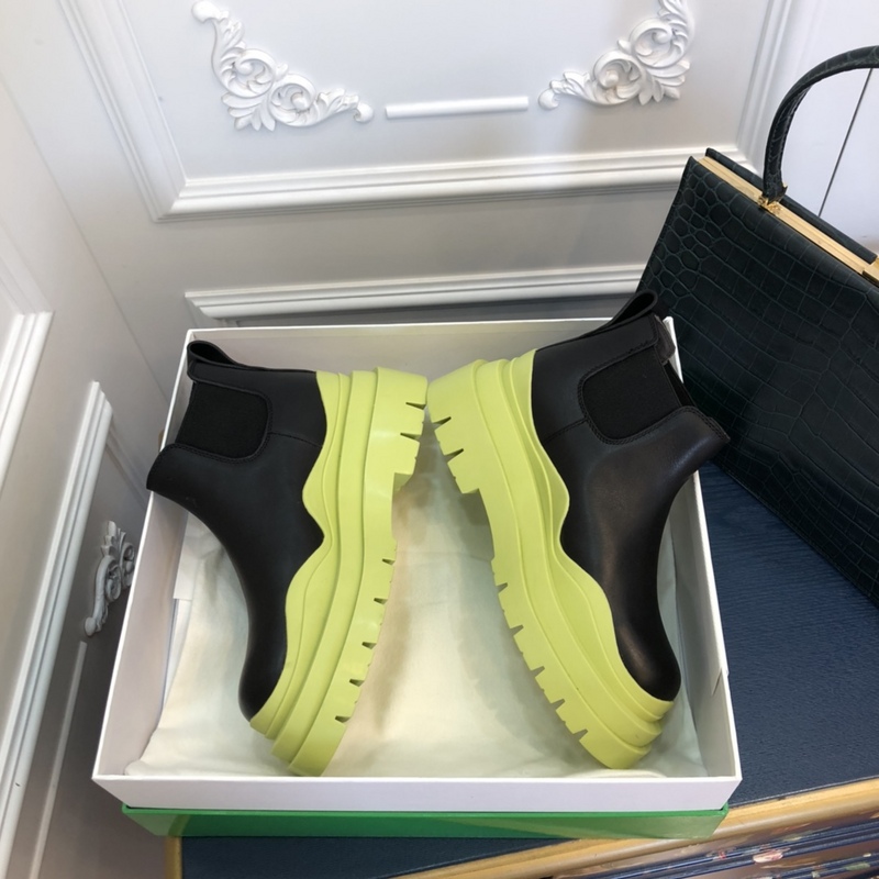 Bottega Veneta Tire Leather Ankle boots