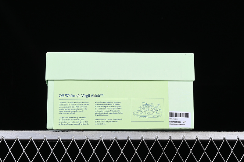 OFF-WHITE Out Of Office leather sneakers