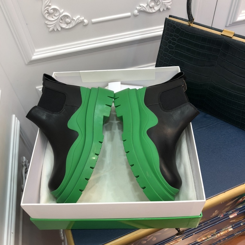 Bottega Veneta Tire Leather Ankle boots