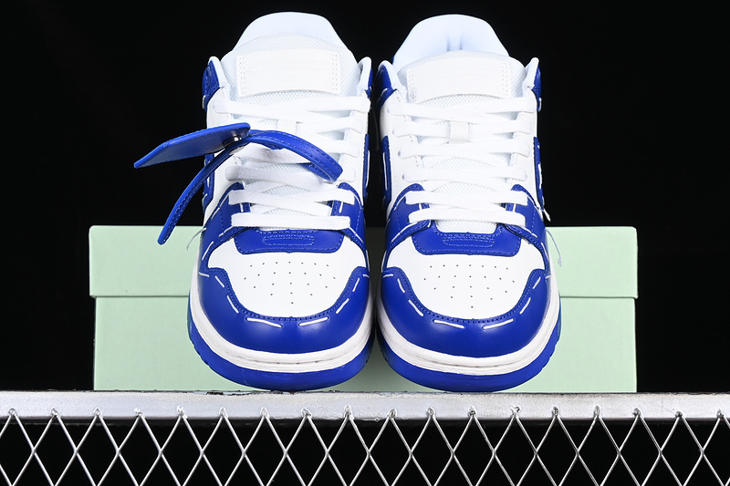 OFF-WHITE Out Of Office leather sneakers