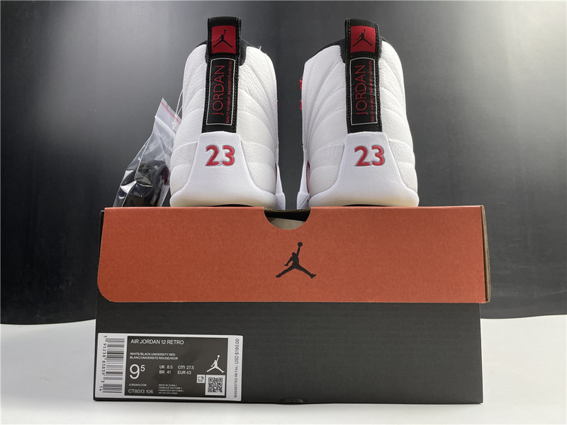Air Jordan 12 Twist White Red CT8013-106