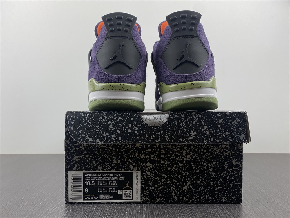 Air Jordan 4  “Canyon Purple” AQ9129-500