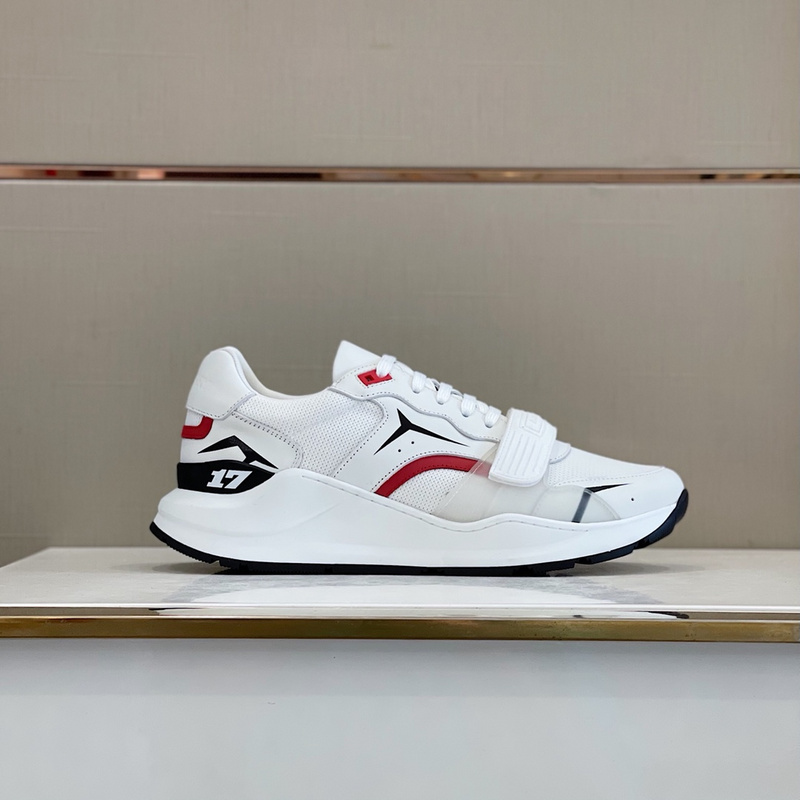 Burberry Vintage Check, Leather and Mesh Sneakers