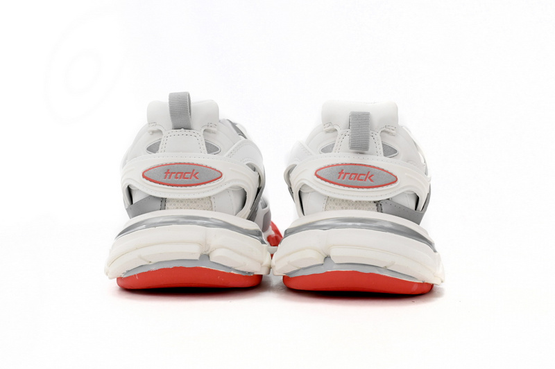 Balenciaga Tess S.White Grey Red 542436 W3DB2 7663