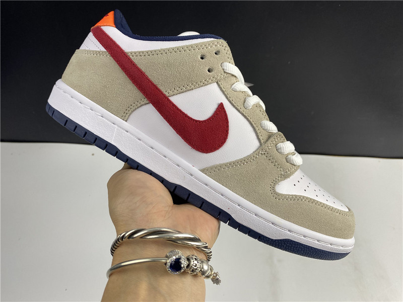 Nike Dunk Low Pro SB White/Varsity Crimson 304292-161