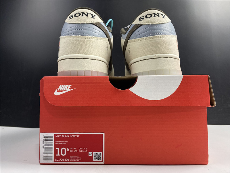 Travis Scott x PlayStation x Nike Dunk Low CU1726-800