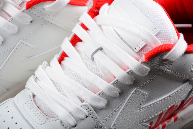 OFF-WHITE Out Of Office leather sneakers