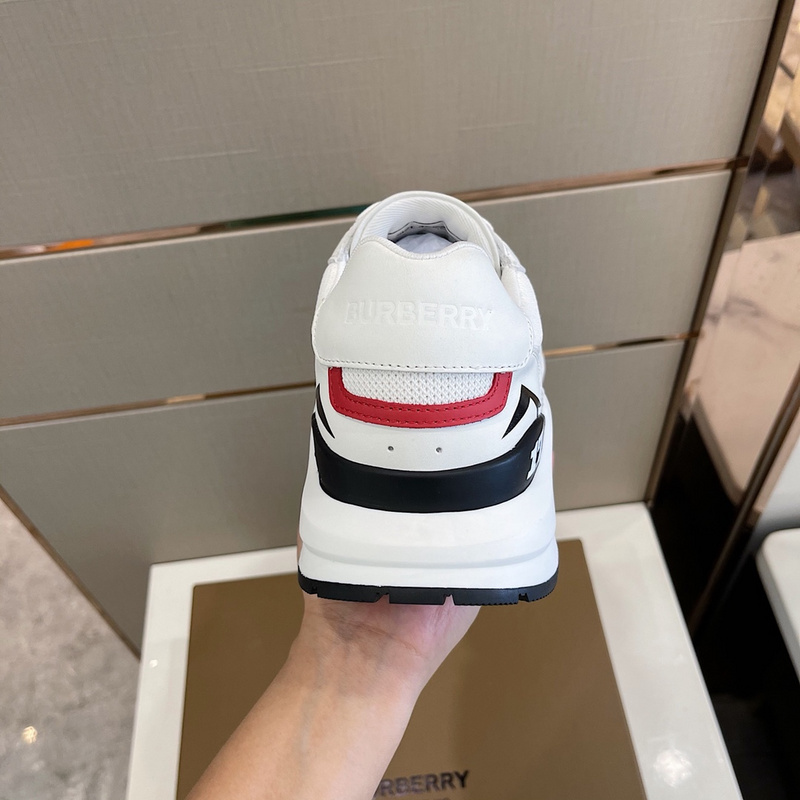 Burberry Vintage Check, Leather and Mesh Sneakers