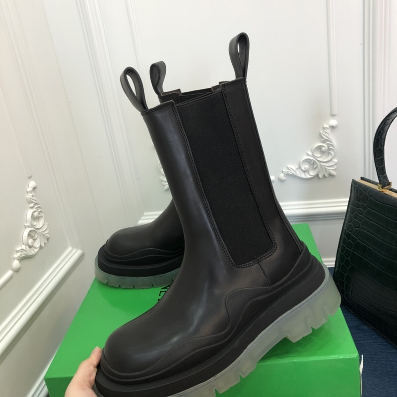 Bottega Veneta Tire Leather Ankle boots