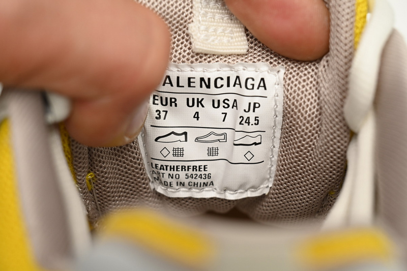 Balenciaga Tess S.Black Rice Grey White Yello  542436 W1ST3 0258