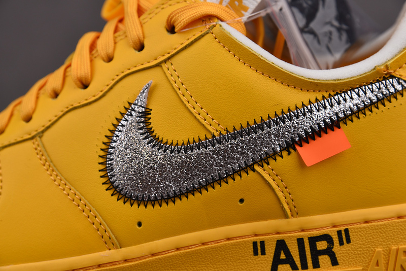 Off-White Nike Air Force 1 Yellow University Gold DD1876-700