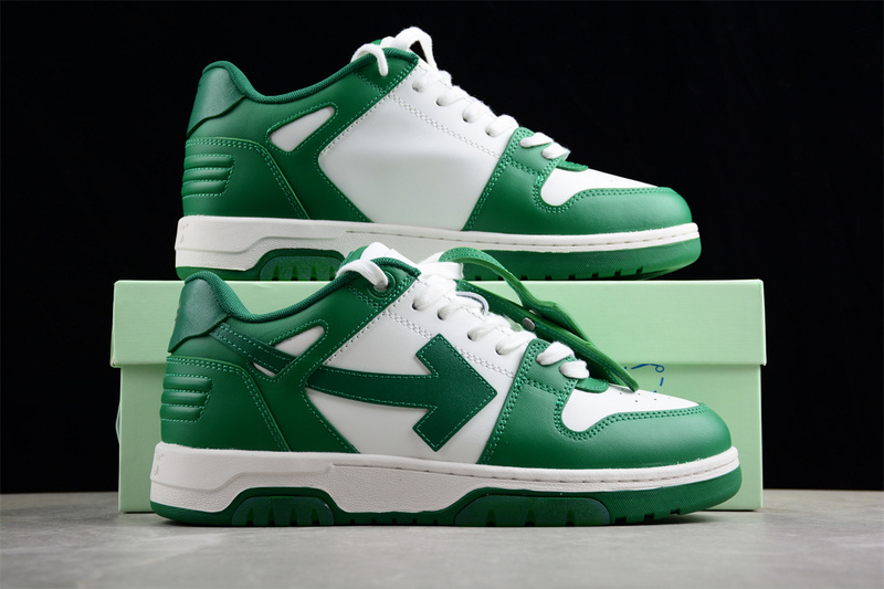 OFF-WHITE Out Of Office leather sneakers