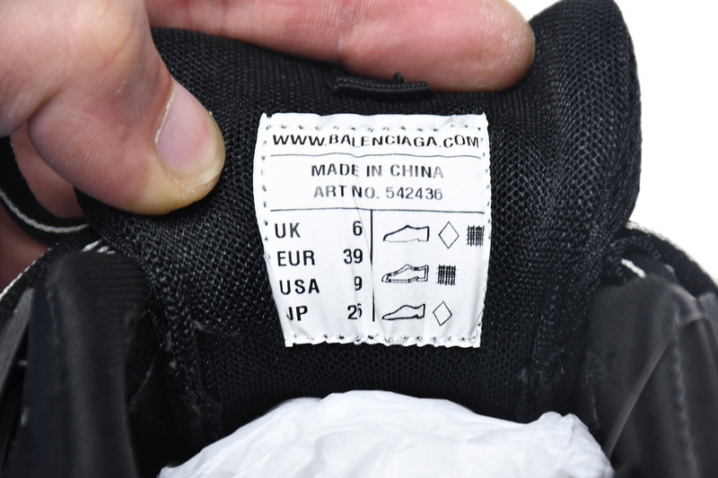 Balenciaga Tess S. Black 542436 W1GB1 10001