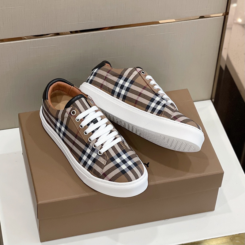 Burberry Vintage Check Cotton Sneakers