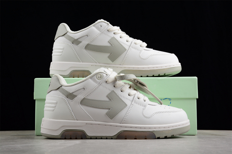 OFF-WHITE Out Of Office leather sneakers