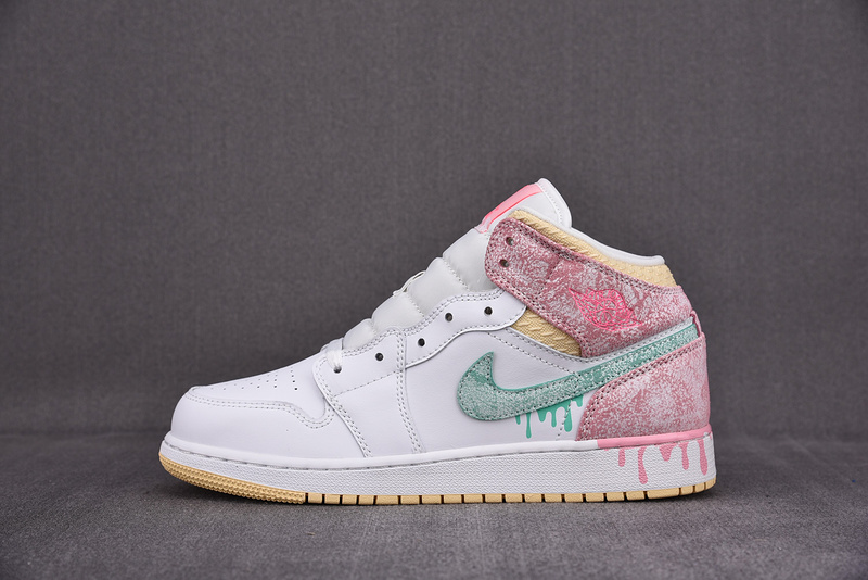 Air Jordan 1 Mid SE GS 'Ice Cream' DD1666-100