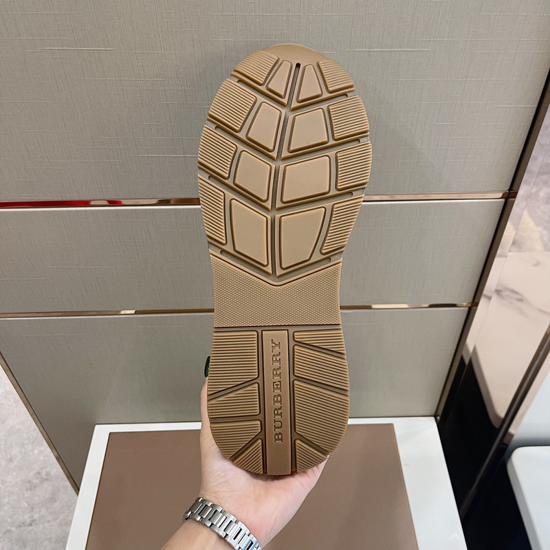 Burberry Vintage Check, Leather and Mesh Sneakers