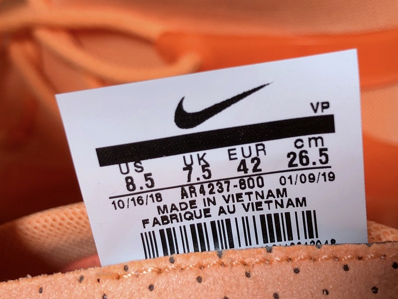 Nike Air Fear Of God 1 Orange Pulse - AR4237-800