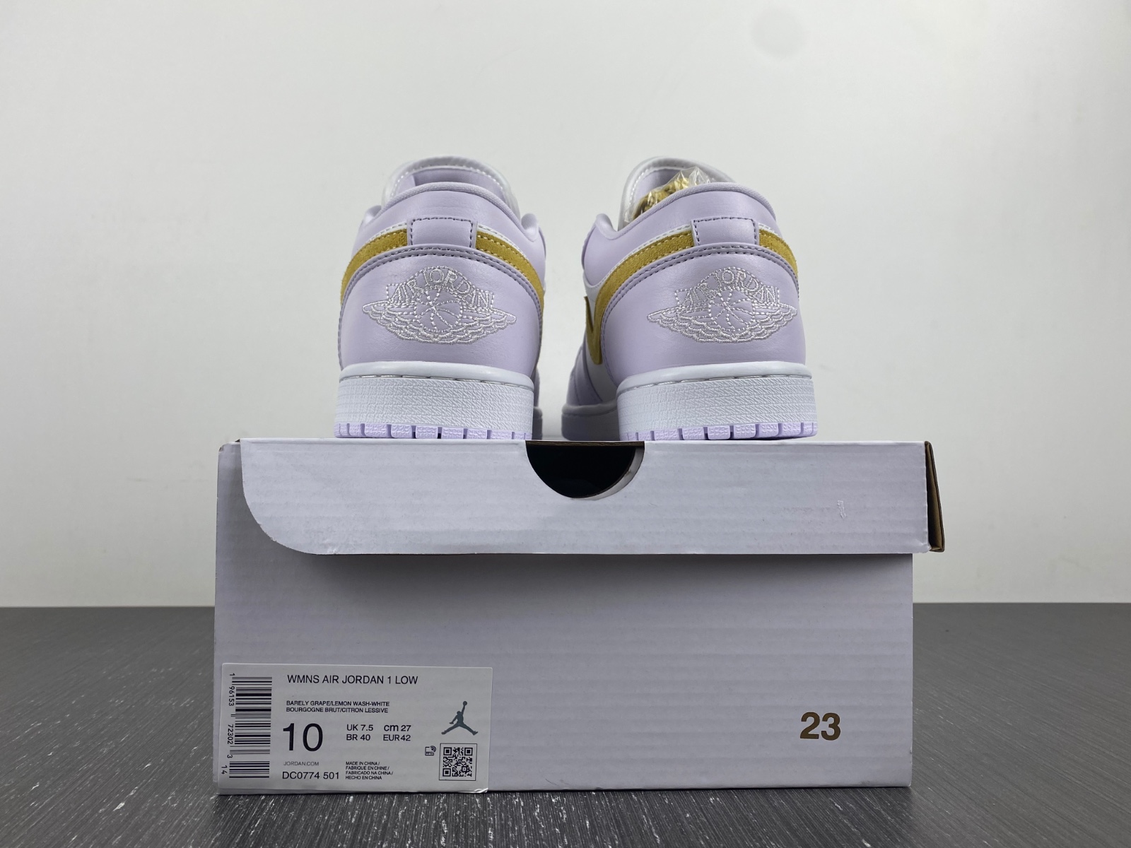 Air Jordan 1 Low WMNS Purple Yellow DC0774-501