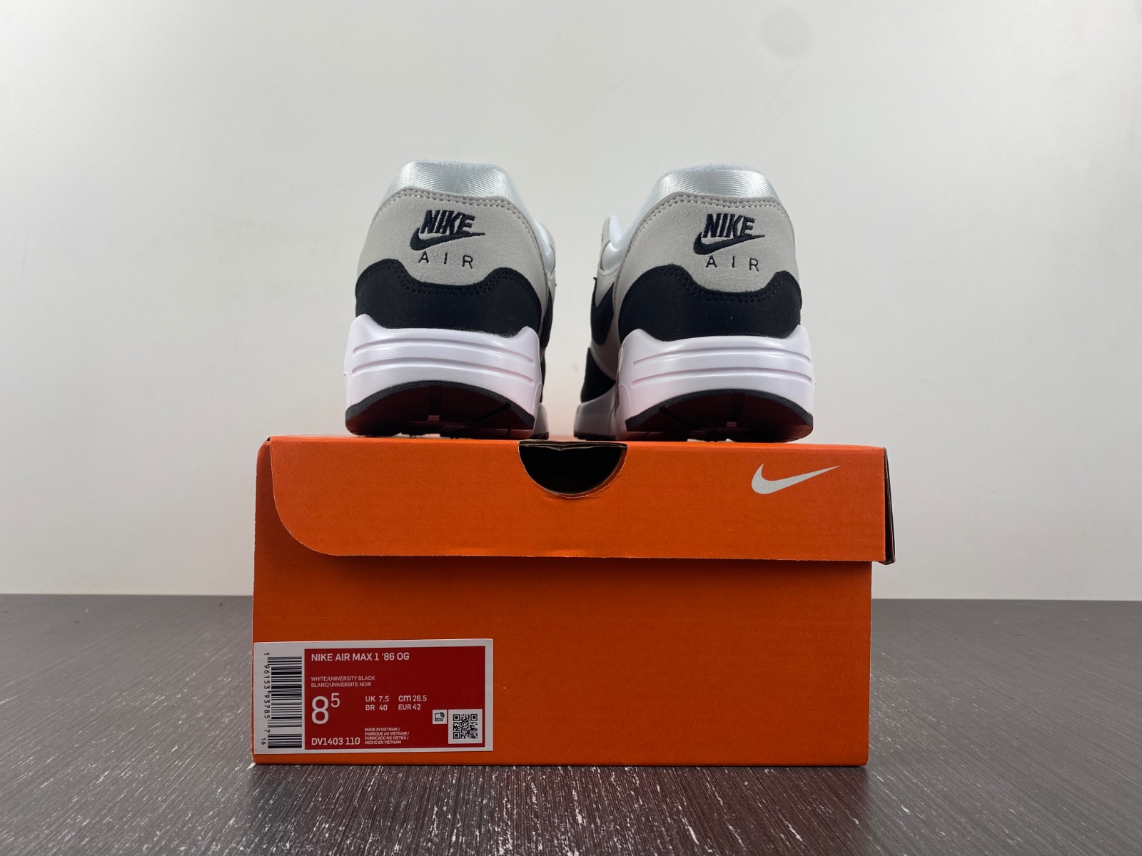 Nike Air Max 1 Golf "White/Black" DV1403-110