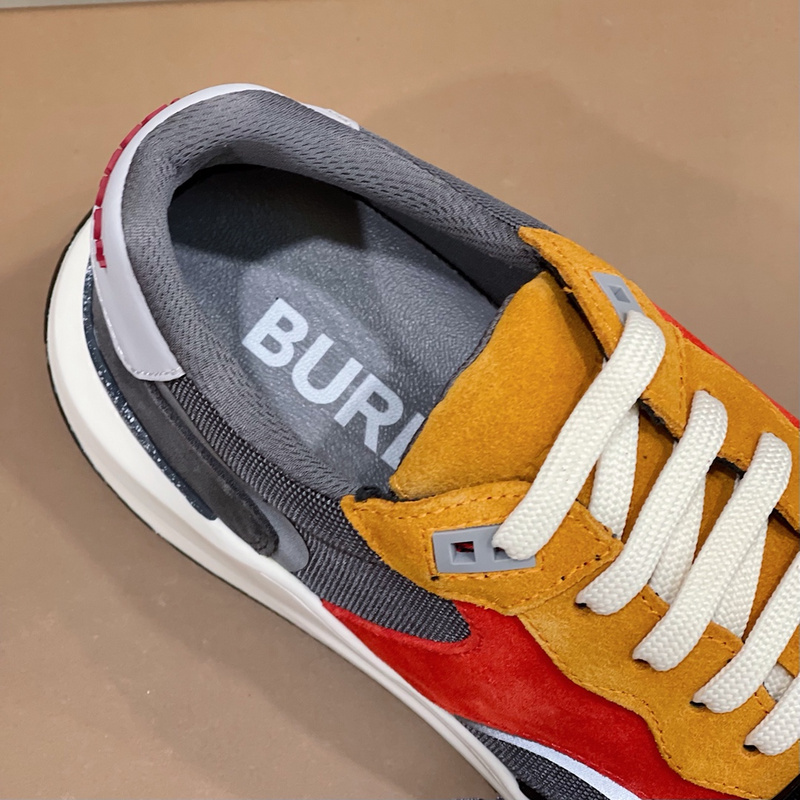Burberry Vintage Check, Leather and Mesh Sneakers