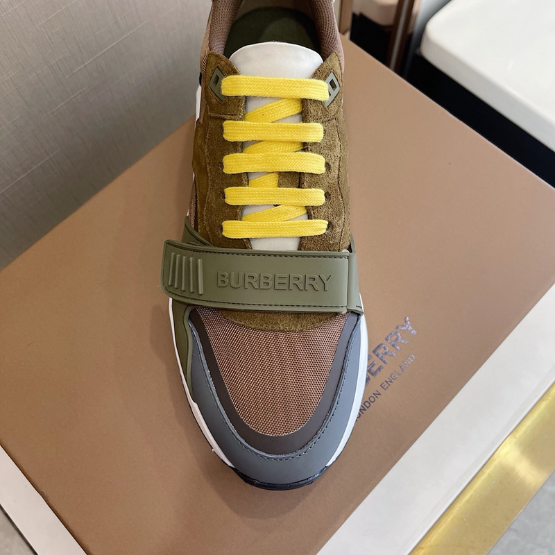Burberry Vintage Check, Leather and Mesh Sneakers