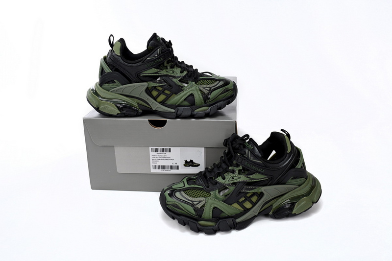 Balenciaga Track 2 Sneaker Military Black  568614 W3AE1 2311