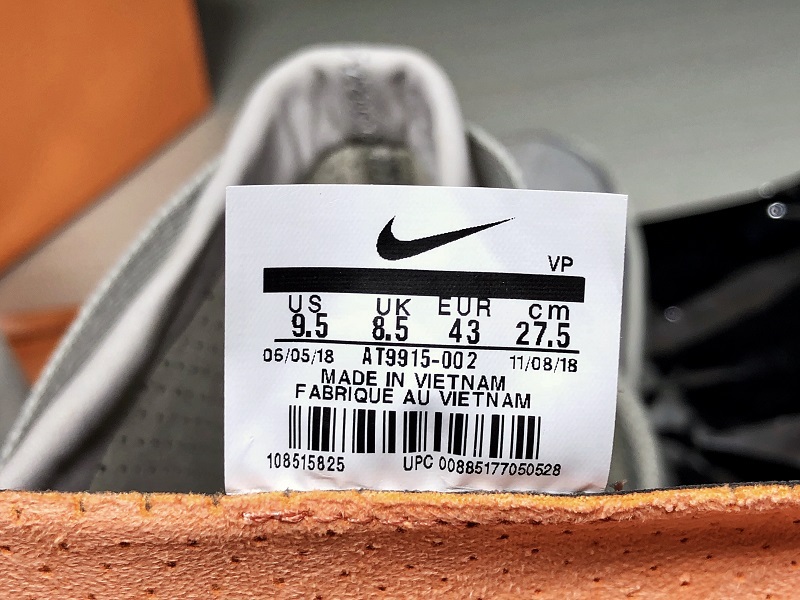 Nike Air Fear Of God 1 SA Light Bone Black - AT9915-002