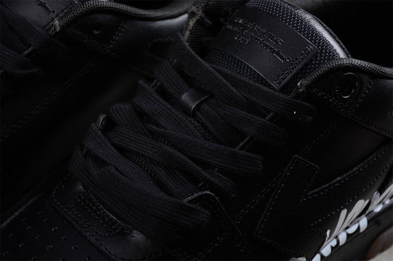 OFF-WHITE Out Of Office leather sneakers