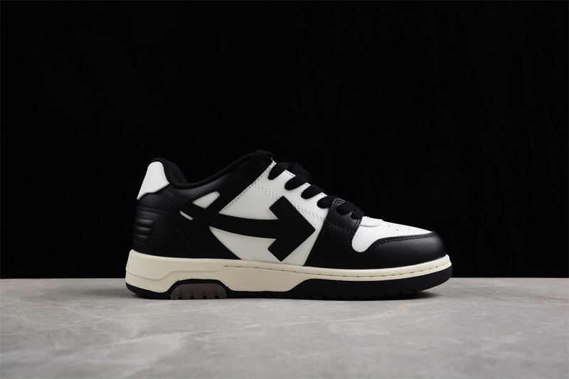 OFF-WHITE Out Of Office leather sneakers