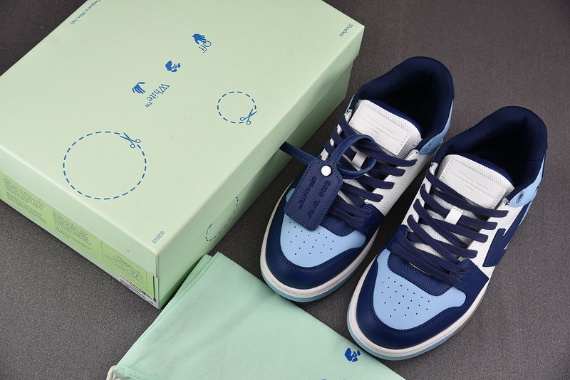 OFF-WHITE Out Of Office leather sneakers