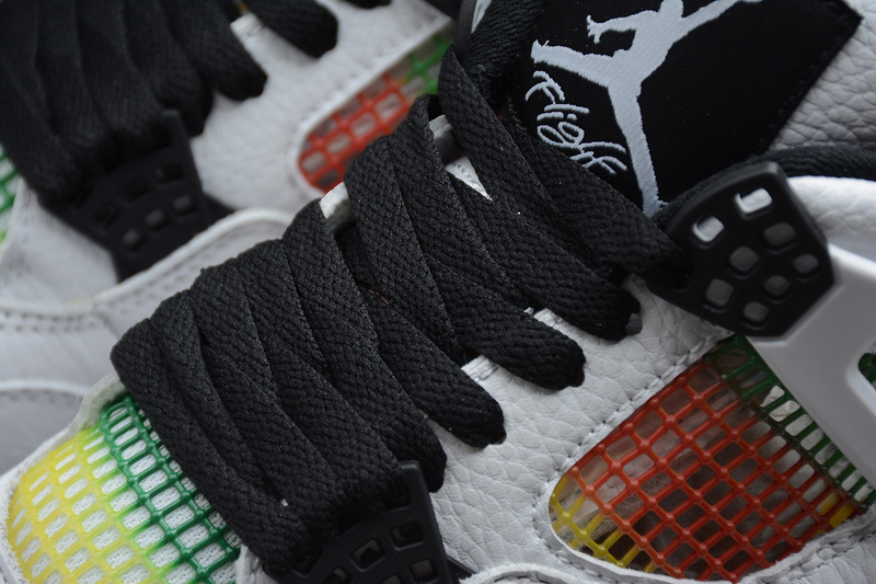 Air Jordan 4 Retro  "Rasta - Lucid Green" - AQ9129 100