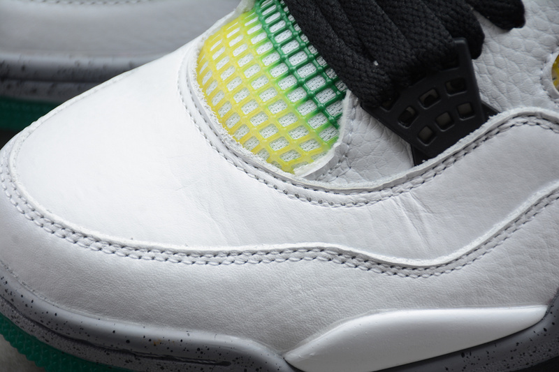 Air Jordan 4 Retro  "Rasta - Lucid Green" - AQ9129 100