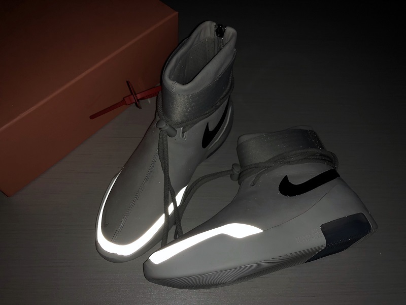Nike Air Fear Of God 1 SA Light Bone Black - AT9915-002