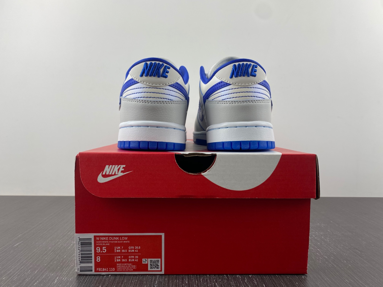 Nike Dunk Low Worldwide White Royal Blue FB1841-110