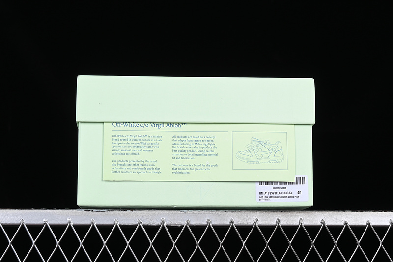 OFF-WHITE Out Of Office leather sneakers