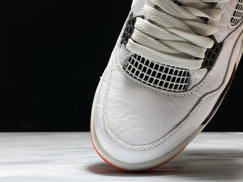 Air Jordan 4 Pale Citron Bright Crimson 308497-116