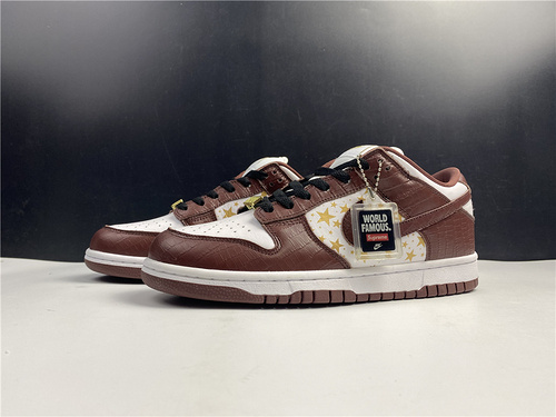 Supre* X Dunk Low OG SB QS 'Barkroot Brown' - DH3228 103