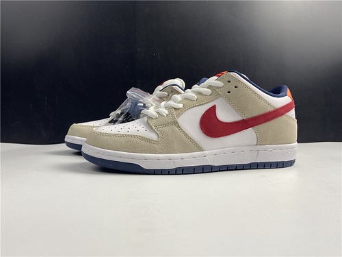 Nike Dunk Low Pro SB White/Varsity Crimson 304292-161