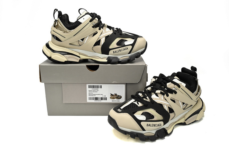 Balenciaga Tess S.Black Rice Khaki Black  542436 W3AC4 8071