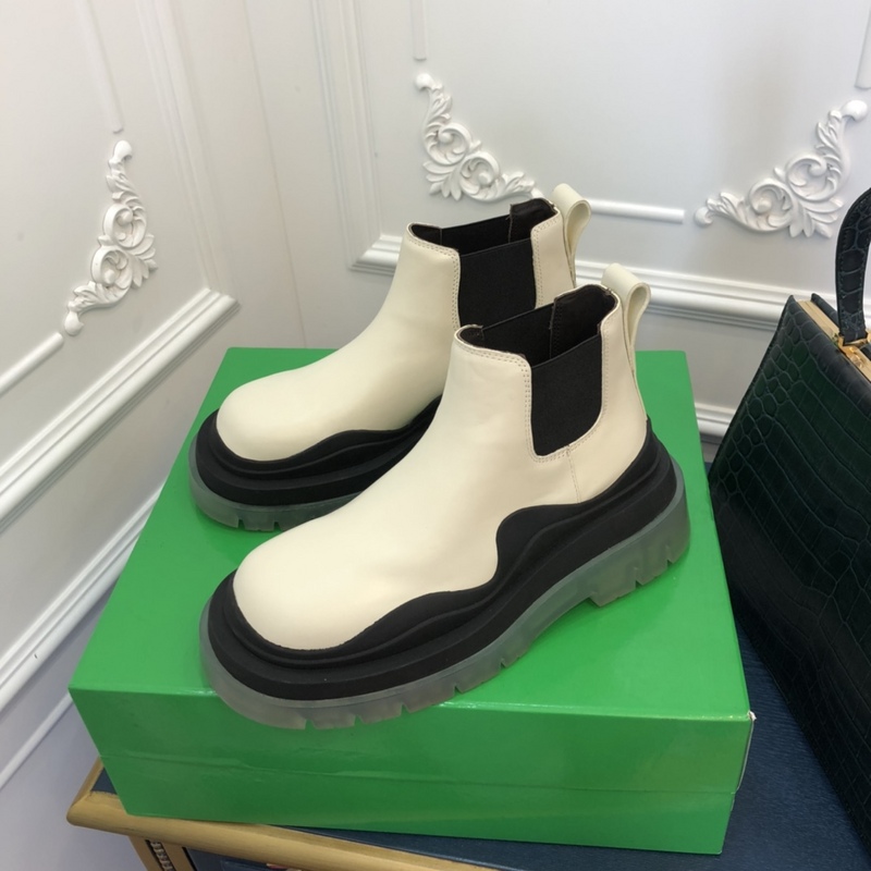 Bottega Veneta Tire Leather Ankle boots