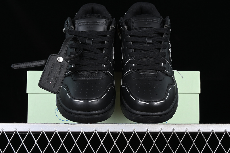 OFF-WHITE Out Of Office leather sneakers